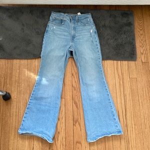 Levi’s Premium 70’s High Rise Flare, Marin Babe Light Wash